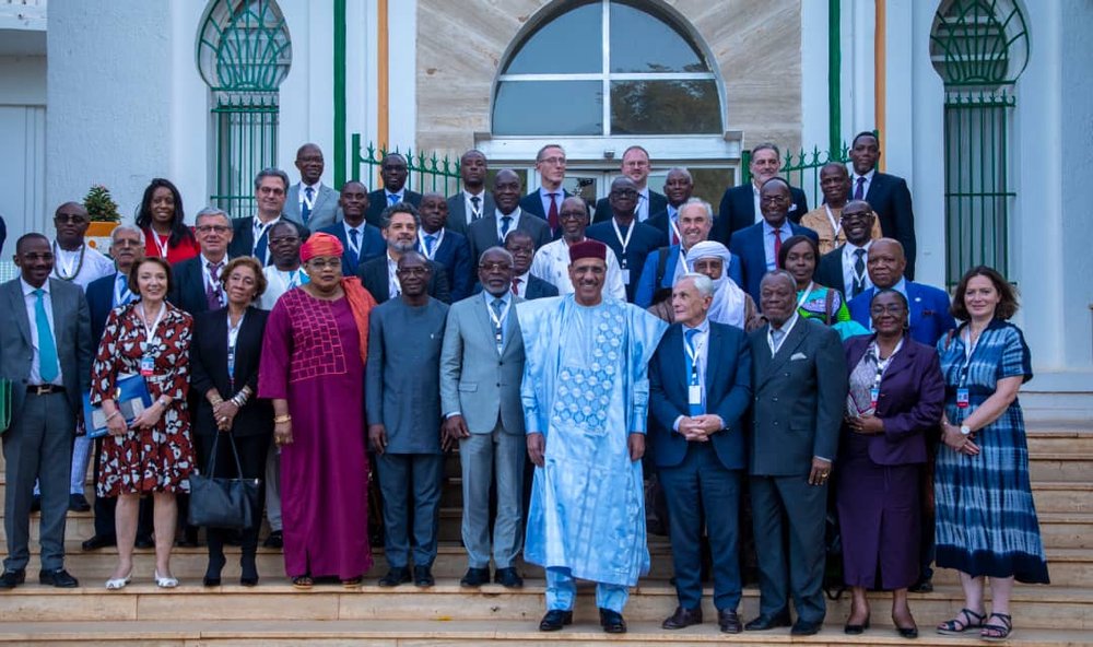 Audience avec les participants au Congrès de la Conférence Internationale des Barreaux Francophones qui se tient à Niamey depuis mercredi dernier