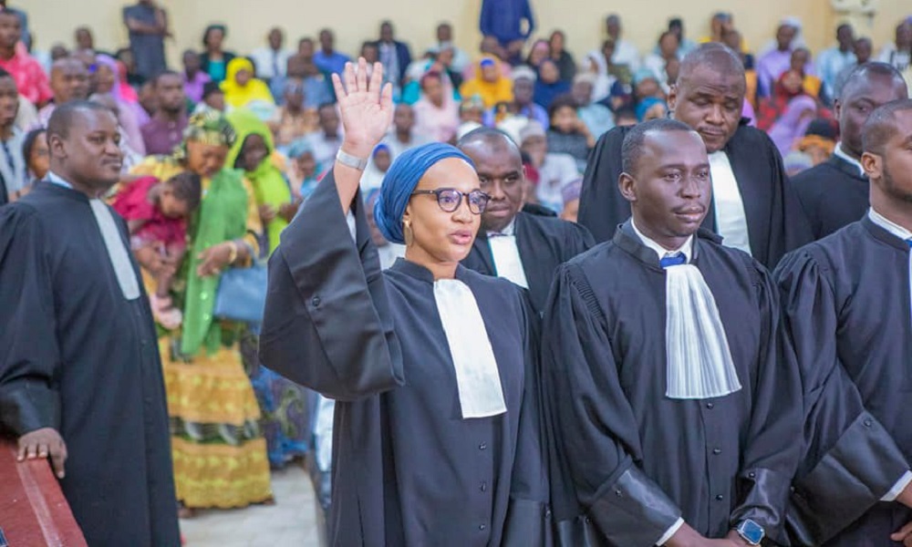 Cérémonie de prestation de serment de la première promotion des élèves avocats issues du Centre de Formation  Professionnelle des Avocats(CFPA) du Niger